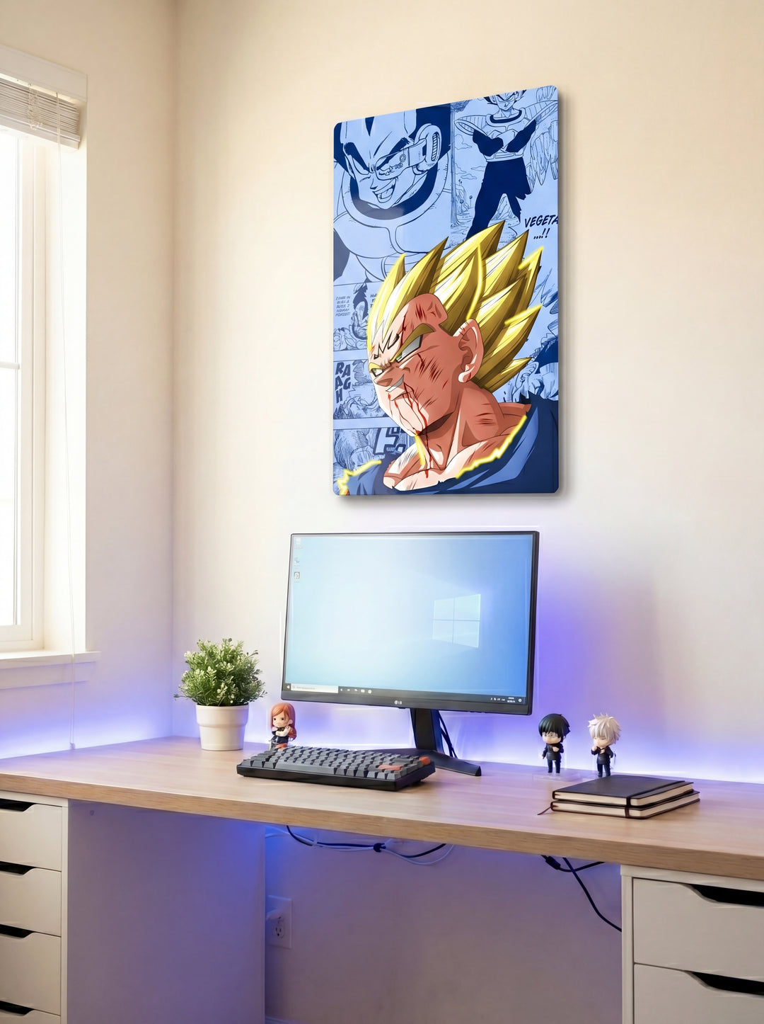 Cuadro metálico DBZ - Majin Vegeta | XEN
