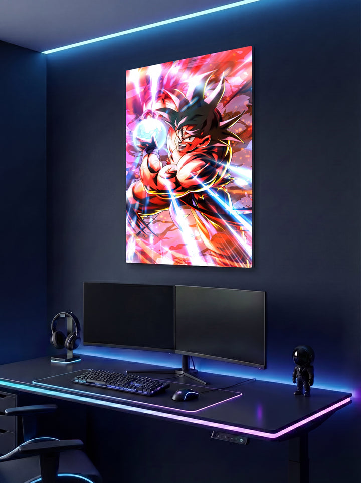 Cuadro metálico DBZ - Goku Kaioken | XEN