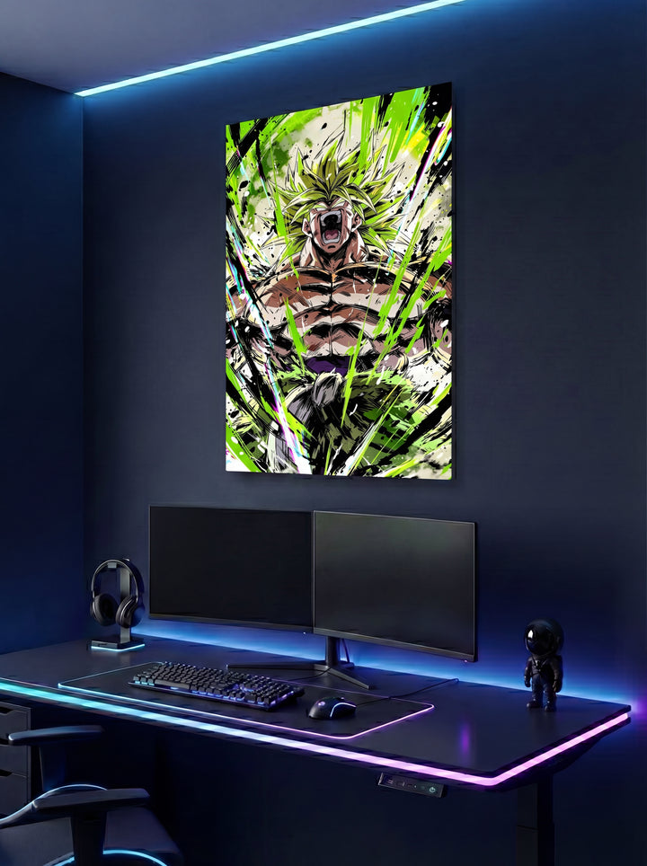 Cuadro metálico DBZ - Broly | XEN