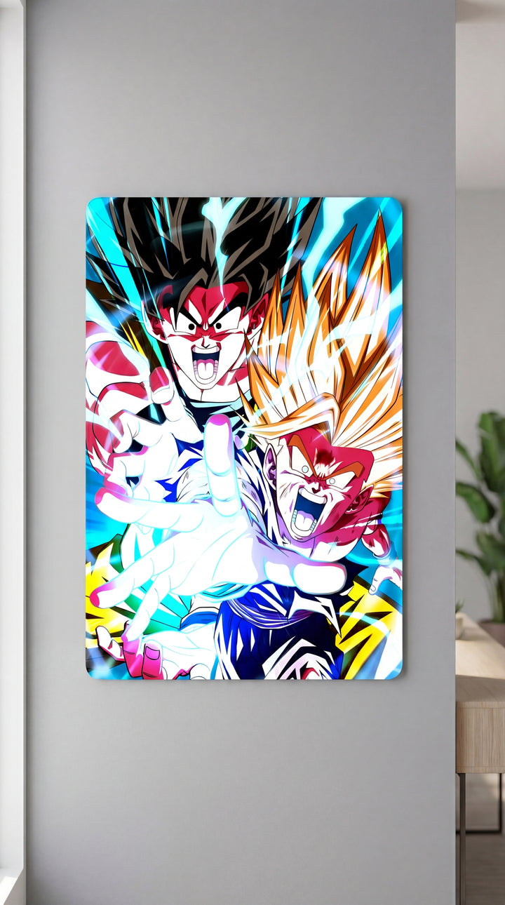 Cuadro metálico DBZ - Goku y Gohan| XEN
