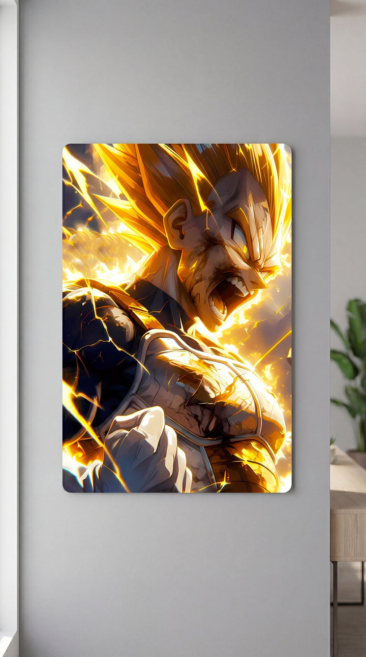 Cuadro metálico DBZ - Vegeta | XEN