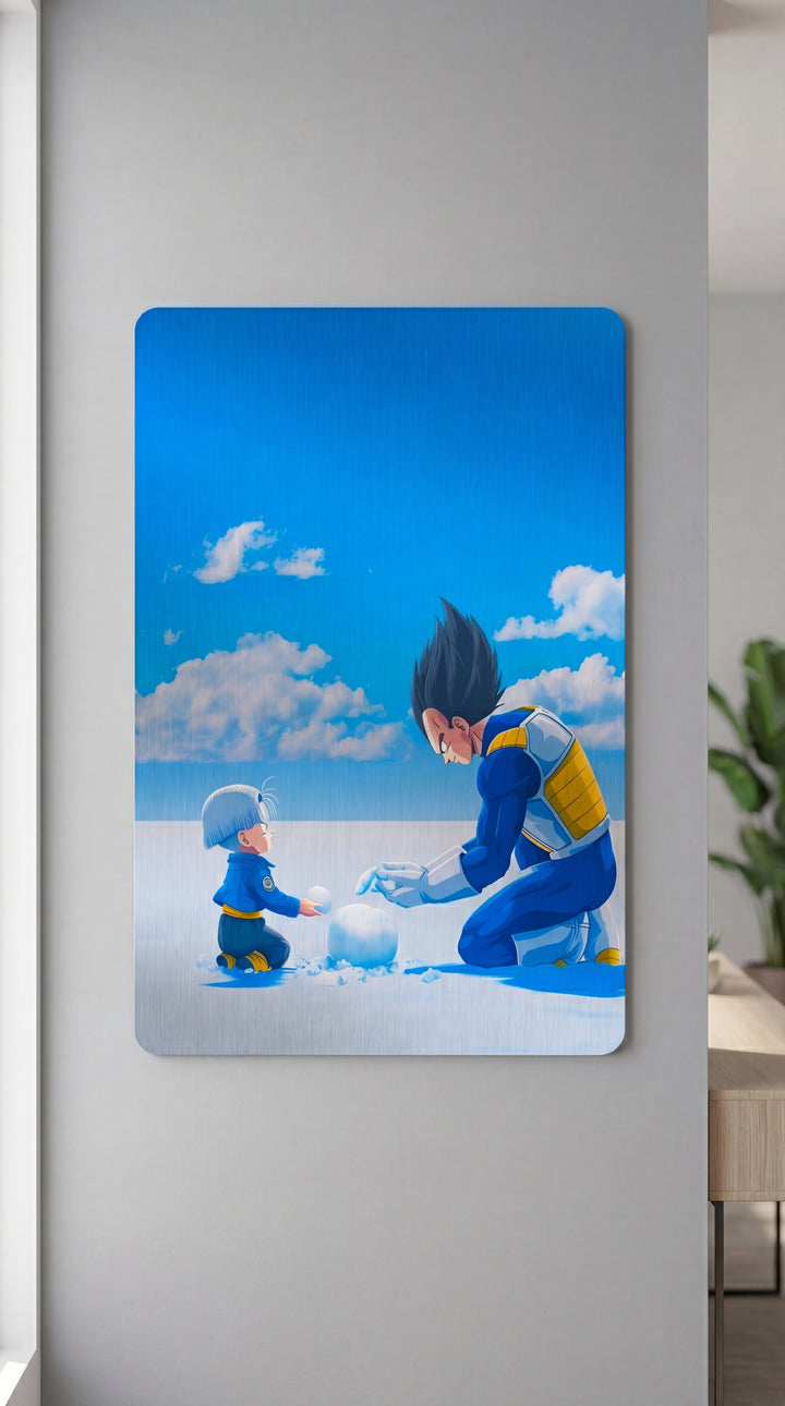 Cuadro metálico DBZ - Vegeta y Trunks | XEN