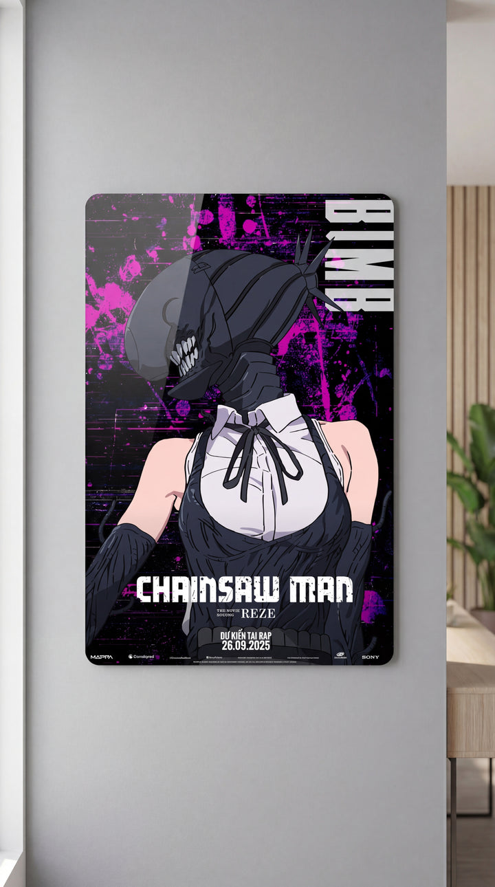 Cuadro metálico Chainsaw Man - Reze | XEN