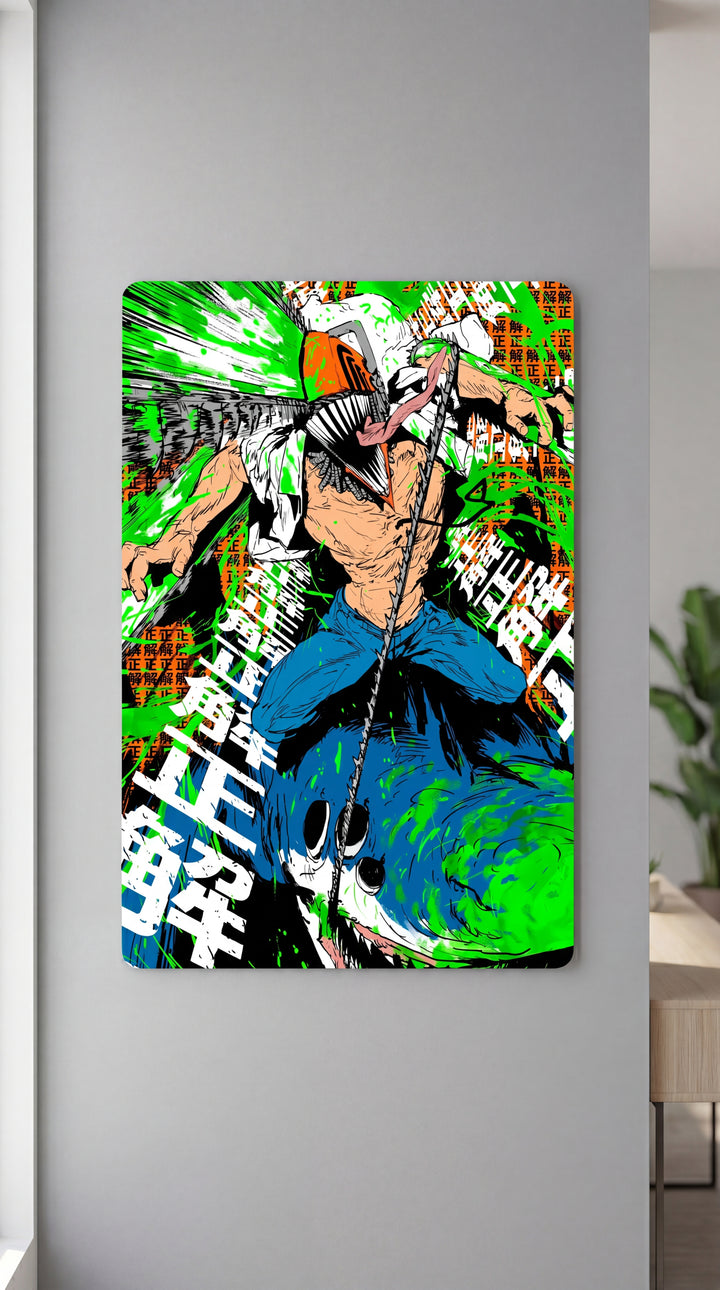 Cuadro metálico Chainsaw Man | XEN
