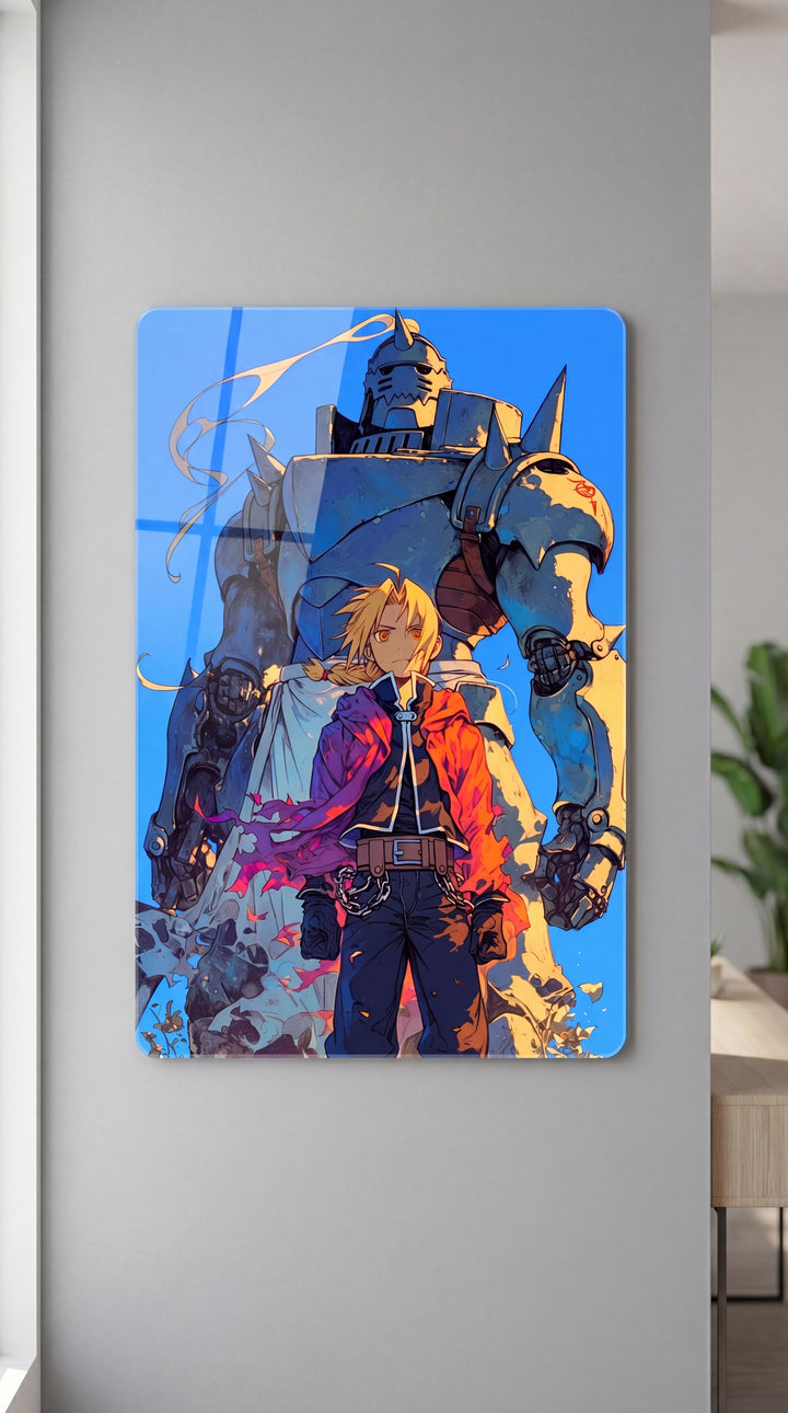 Cuadro metálico Edward y Alphonse Elric - Fullmetal Alchemist | XEN