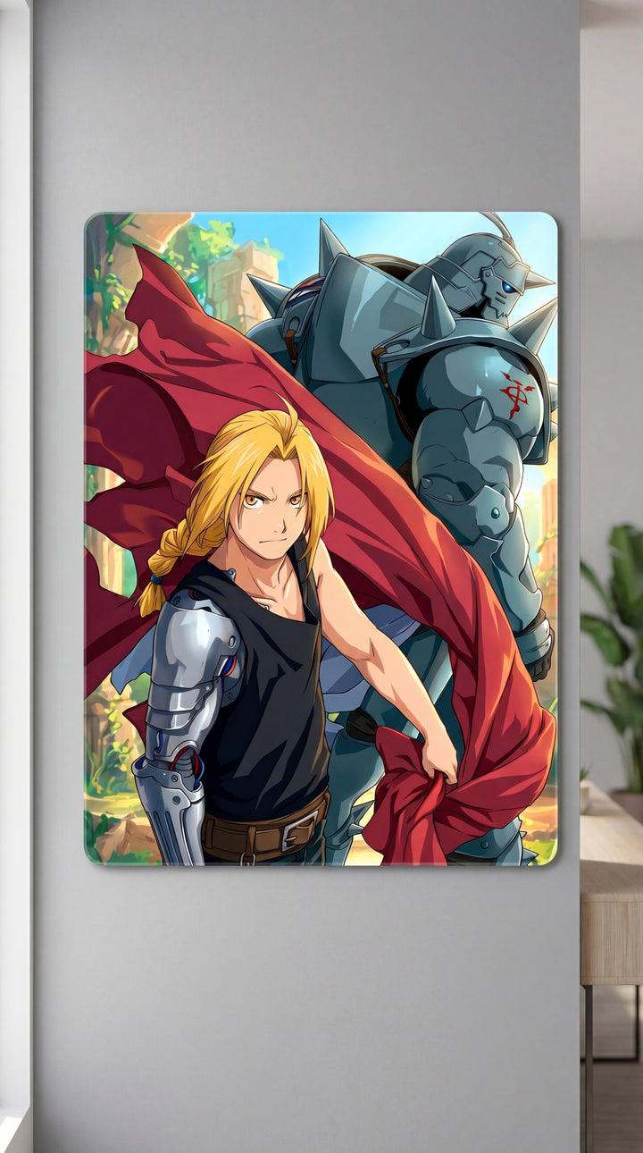 Cuadro metálico Edward y Alphonse Elric - Fullmetal Alchemist | XEN
