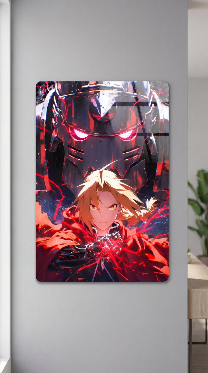 Cuadro metálico Edward y Alphonse Elric - Fullmetal Alchemist | XEN