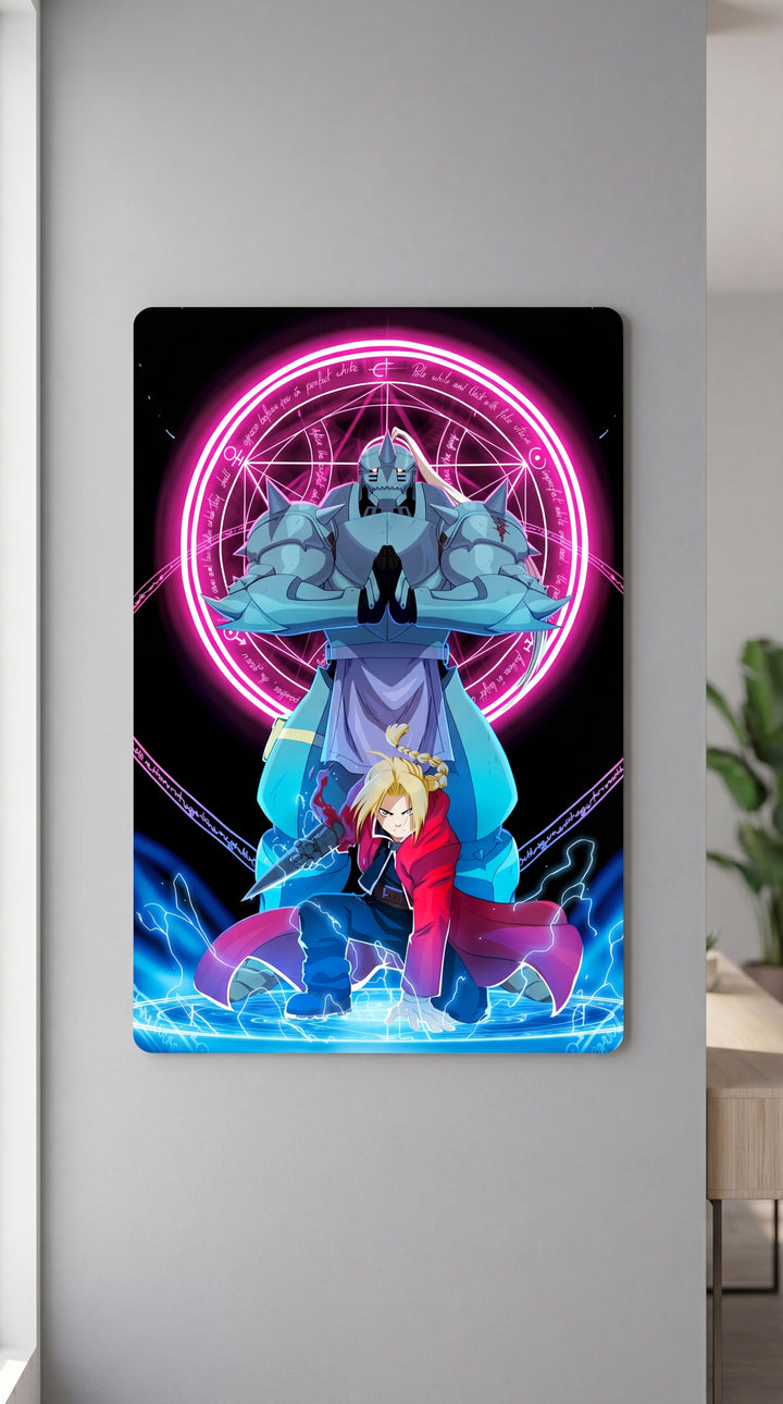 Cuadro metálico Edward y Alphonse Elric - Fullmetal Alchemist | XEN