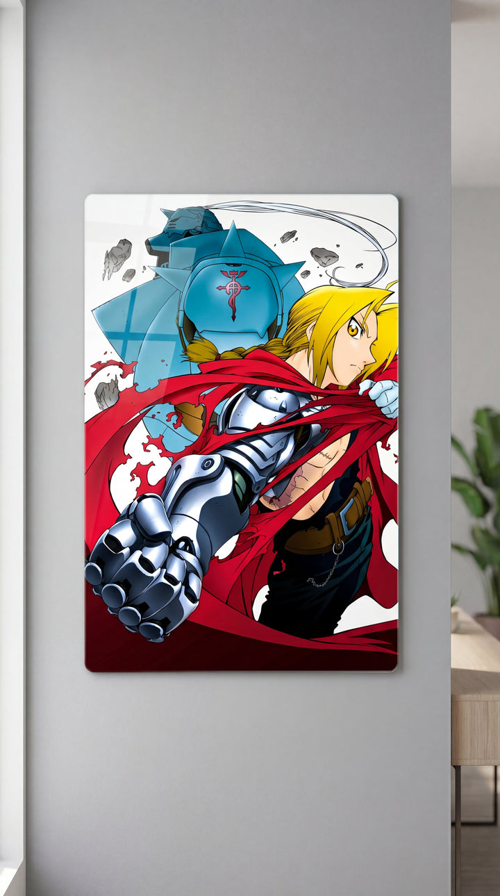 Cuadro metálico Edward y Alphonse Elric - Fullmetal Alchemist | XEN